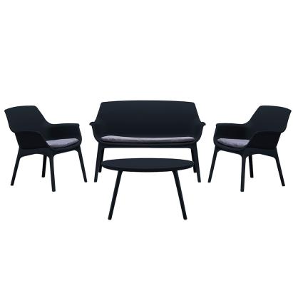 Leziter Set de mobilier de grădină Tampa cu 4 locuri Mobalis Homvera