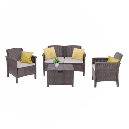 Leziter Set de mobilier de grădină Venus cu 4 locuri Mobalis Homvera