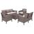 Leziter Set de mobilier de grădină Venus Large cu 7 locuri Mobalis Homvera