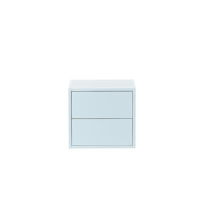 Leziter Dulap suspendat Boxie cu 2 sertare 40x40x37 cm albastru Mobalis Homvera