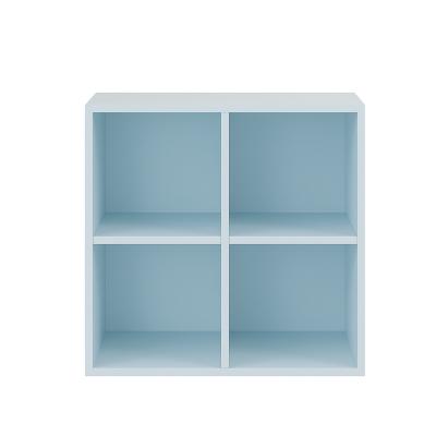 Leziter Dulap suspendat deschis Boxie 80x80x37 cm albastru Mobalis Homvera