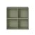 Leziter Dulap suspendat deschis Boxie 80x80x37 cm verde Mobalis Homvera
