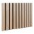 House Nordic Panou acustic, furnir de lemn, natural, aspect stejar 240x60x2,2 cm Mobalis Homvera