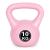 Homelux Kettlebell 10 kg roz Mobalis Homvera