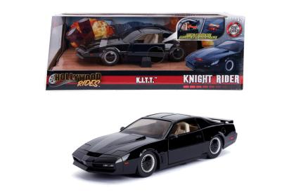 JADA HOLLYWOOD RIDES KNIGHT RIDER MASINUTA METALICA KITT SCARA 1 LA 24 SuperHeroes ToysZone