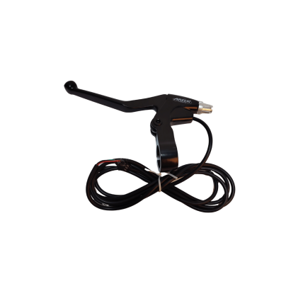 Maneta frana stanga e-bike Bafang, cablu 1600 mm, plastic/aluminiu, Negru Ultimate FactoryBikes