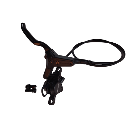 Frana hidraulica disc fata Tektro HD-M285, furtun 850mm, maneta 2 degete, cu disc 160mm, Post Mount, Negru Ultimate FactoryBikes