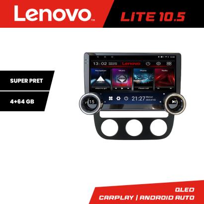 Navigatie VW Golf 5 2004-2010 clima automatica Lenovo  8 core 4+64 10.5 inch Incell 1K android Wifi 5Ghz gps internet  KIT-golf5-automatic CarStore Technology