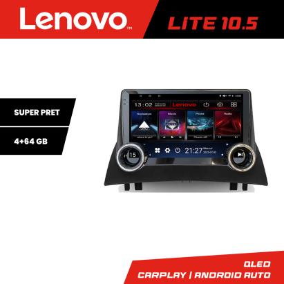 Navigatie Renault Megane 2 Kit-098 Lenovo  8 core 4+64 10.5 inch Incell 1K android Wifi 5Ghz gps internet CarStore Technology