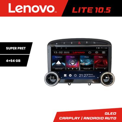 Navigatie Peugeot 308 Kit-038 Lenovo  8 core 4+64 10.5 inch Incell 1K android Wifi 5Ghz gps internet CarStore Technology