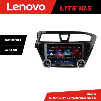 Navigatie  Hyundai i20 2015-2018 Lenovo  8 core 4+64 10.5 inch Incell 1K android Wifi 5Ghz gps internet  Kit-517 CarStore Technology