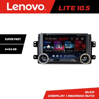 Navigatie Suzuki SX4 2006-2013 Lenovo  8 core 4+64 10.5 inch Incell 1K android Wifi 5Ghz gps internet  Kit-124 CarStore Technology