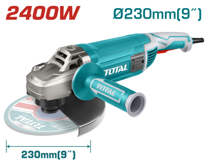 TOTAL - POLIZOR UNGHIULAR - 230MM - 2400W (INDUSTRIAL) PowerTool TopQuality