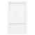 Nișă de duș, 2 compartimente, alb lucios, 41x69x9 cm GartenMobel Dekor