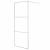 Paravan duș walk-in argintiu 80x195 cm sticlă ESG transparentă GartenMobel Dekor