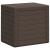 Ladă depozitare de grădină, maro, 58,5x46x55 cm, polipropilenă GartenMobel Dekor