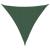 Parasolar, verde, 3,6x3,6x3,6 m, țesătură oxford, triunghiular GartenMobel Dekor