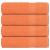 Prosoape de baie 4 buc Portocaliu 360 g/m² 100% bumbac GartenMobel Dekor