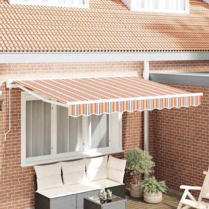Cortina Retractabilă Dungă Multicolor 250x200 cm țesătură GartenMobel Dekor