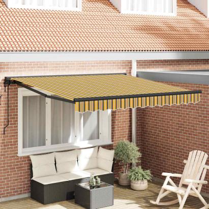 Cortina Retractabilă Dungă Multicolor 300x250 cm țesătură GartenMobel Dekor