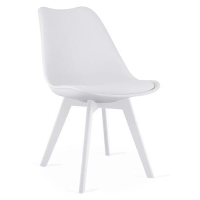 Scaun bucatarie/living, Artool, Mark, PP, piele ecologica, alb, 49x43x82 cm GartenVIP DiyLine