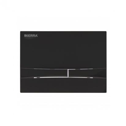 Kerra Capac de toaletă Adriatic negru pentru setul K-50 Slim Mobalis Homvera