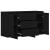 Bufet cu sertar Negru 120 x 41 x 75 cm Lemn compozit GartenMobel Dekor