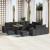 Set de canapele pentru grădină 13 pcs Negru 80 x 80 x 71 cm GartenMobel Dekor