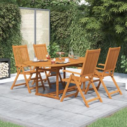 Set mobilier de grădină, 5 piese, lemn masiv de acacia GartenMobel Dekor