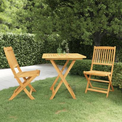 Set mobilier grădină pliabil, 3 piese, lemn masiv acacia GartenMobel Dekor