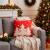 Set 4 fete de perna decorative, 40x40 cm, motive de Craciun, rosu alb Household NewTrend