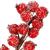 Ramura decorativa cu boabe de merisoare artificiale si snur din iuta, 15x5,5 cm, rosu Household NewTrend
