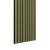 Riflaj MDF decorativ LDA PREMIUM de tip Panou Acustic, Verde Masliniu, 260x40 cm Household NewTrend