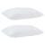 Pilotă cu pernă 3 pcs Alb Microfibră GartenMobel Dekor