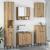 Set de mobilier pentru baie cu sertar cu ușă Stejar Artizanal GartenMobel Dekor