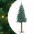 Brad de Crăciun subțire Verde 180 cm PVC și lemn de PIN masiv GartenMobel Dekor