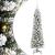 Brad de Crăciun artificial cu 150 LED Verde și alb 150 cm GartenMobel Dekor