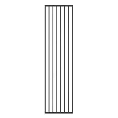 Riflaj perete despartitor MDF, LDA PREMIUM, Negru, 275x58 cm Household NewTrend