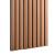 Riflaj MDF decorativ LDA PREMIUM de tip Panou Acustic, Cupru periat, 260x40 cm Household NewTrend