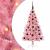 Pom de Crăciun artificial pre-iluminat Roz 120 cm PVC GartenMobel Dekor