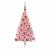 Pom de Crăciun artificial pre-iluminat Roz 120 cm PVC GartenMobel Dekor