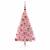 Pom de Crăciun artificial pre-iluminat Roz 120 cm PVC GartenMobel Dekor