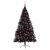 Pom de Crăciun artificial pre-iluminat Negru 180 cm PVC GartenMobel Dekor