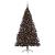 Pom de Crăciun artificial pre-iluminat Negru 180 cm PVC GartenMobel Dekor