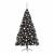 Pom de Crăciun artificial pre-iluminat Negru 180 cm PVC GartenMobel Dekor