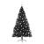 Pom de Crăciun artificial pre-iluminat Negru 180 cm PVC GartenMobel Dekor