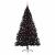 Pom de Crăciun artificial pre-iluminat Negru 210 cm PVC GartenMobel Dekor