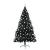 Pom de Crăciun artificial pre-iluminat Negru 210 cm PVC GartenMobel Dekor