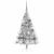 Pom de Crăciun artificial pre-iluminat Argintiu 120 cm PET GartenMobel Dekor