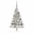 Pom de Crăciun artificial pre-iluminat Argintiu 120 cm PET GartenMobel Dekor